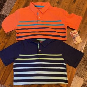 Wrangler boys striped shirts, size 8… set of 2